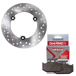 Disco de Freio Traseiro Fz15 Abs / Fz25 250 Abs + Pastilhas Diafrag em Oferta na Shopee