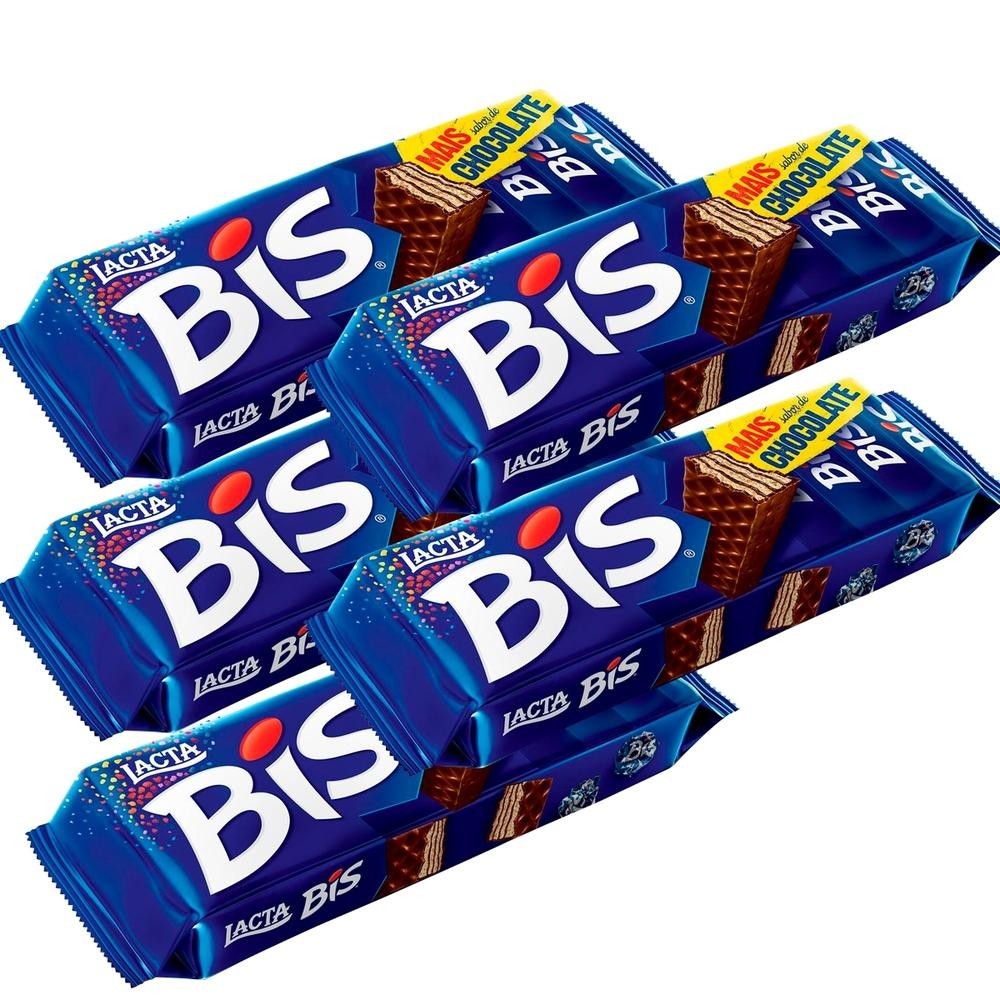 Kit 5 und Chocolate Bis ao Leite 16 und