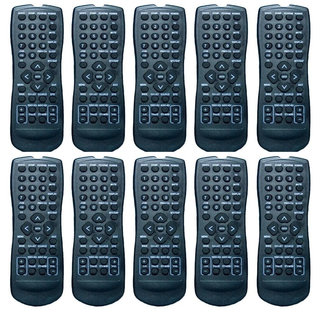10 Controle Compatível Tv AOC Lcd LED L22w931 Lc32w053