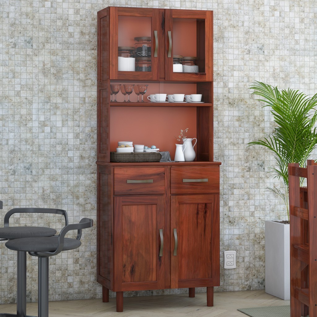 Armário para Cozinha 4 Portas 2 Gavetas - Home & Living