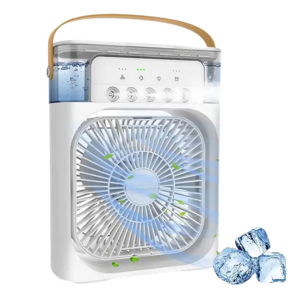 Mini Ar Condicionado Climatizador Umidificador Portátil Usb