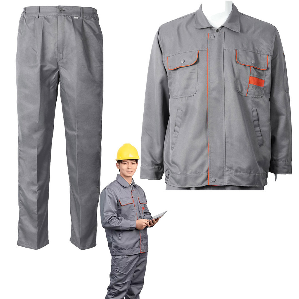 Conjunto Uniforme EPI Profissional Listra Refletiva Obra Construçao Civil Prestador de Serviço Eletricista Mecanico Engenheiro Segurança