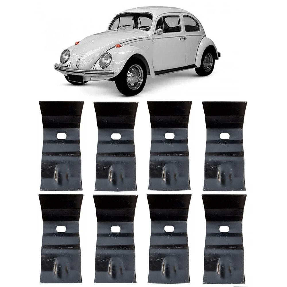 Kit Calço Interno Reforco Suporte Parachoque Fusca 59 69 104