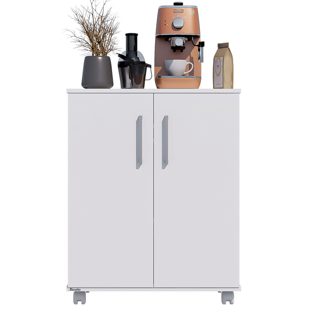 Armário 2 Portas Escritório Organizador Multiuso Bonatto - Home & Living