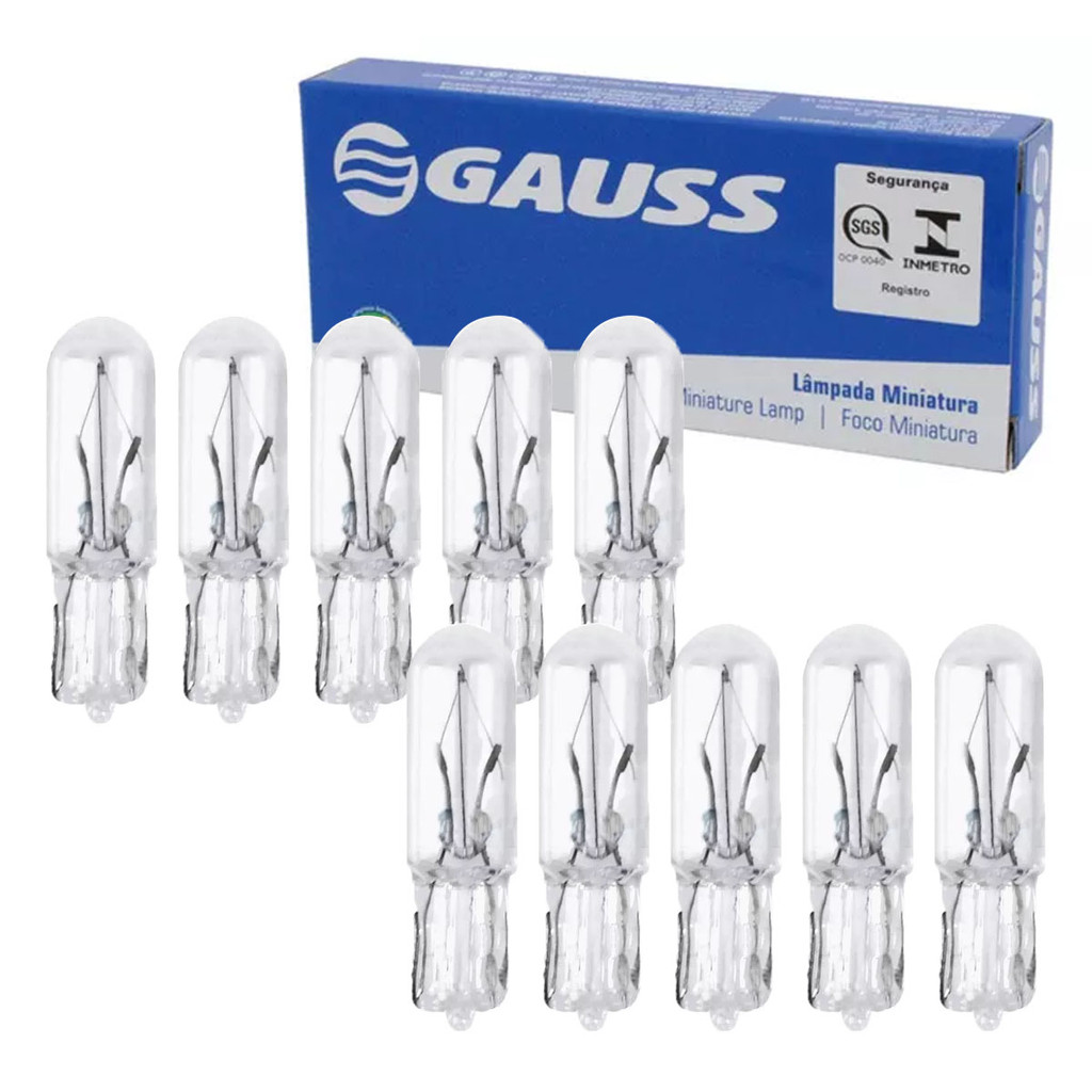 10 Lampada Pinguinho 2721 1,2W Miniatura Caminhão Onibus 24v em Oferta na Shopee