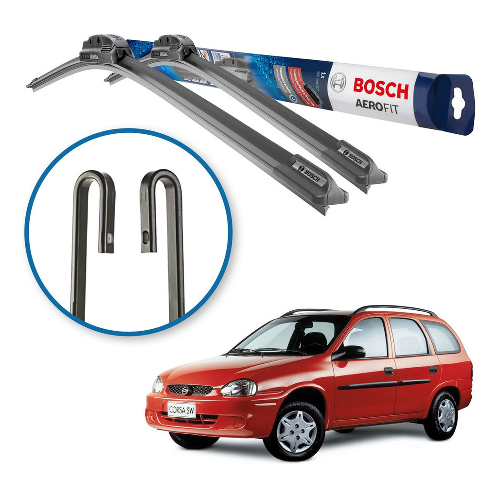 Palheta Limpador Parabrisa Original Bosch Chevrolet Corsa Wagon 1996 A 2002