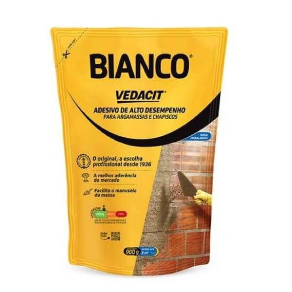 Bianco 900g Adesivo Aditivo Argamassa Chapisco Fixad Vedacit