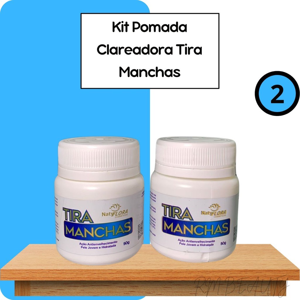 Kit 2 Pomada Facial Clareador de Manchas Para Pele  A Pronta Entrega em Oferta na Shopee