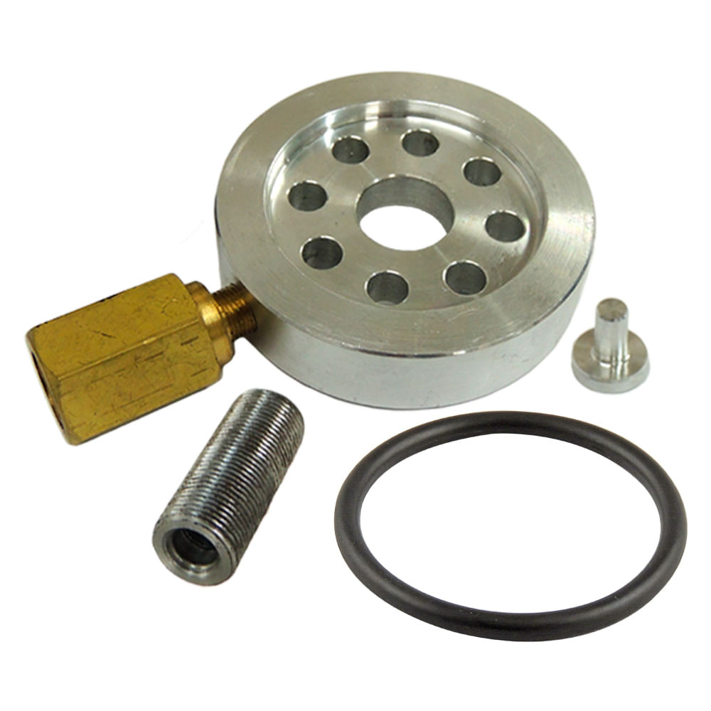 Kit adaptação filtro de óleo/lubrificação da turbina Peugeot 206 (bloco de aluminio)