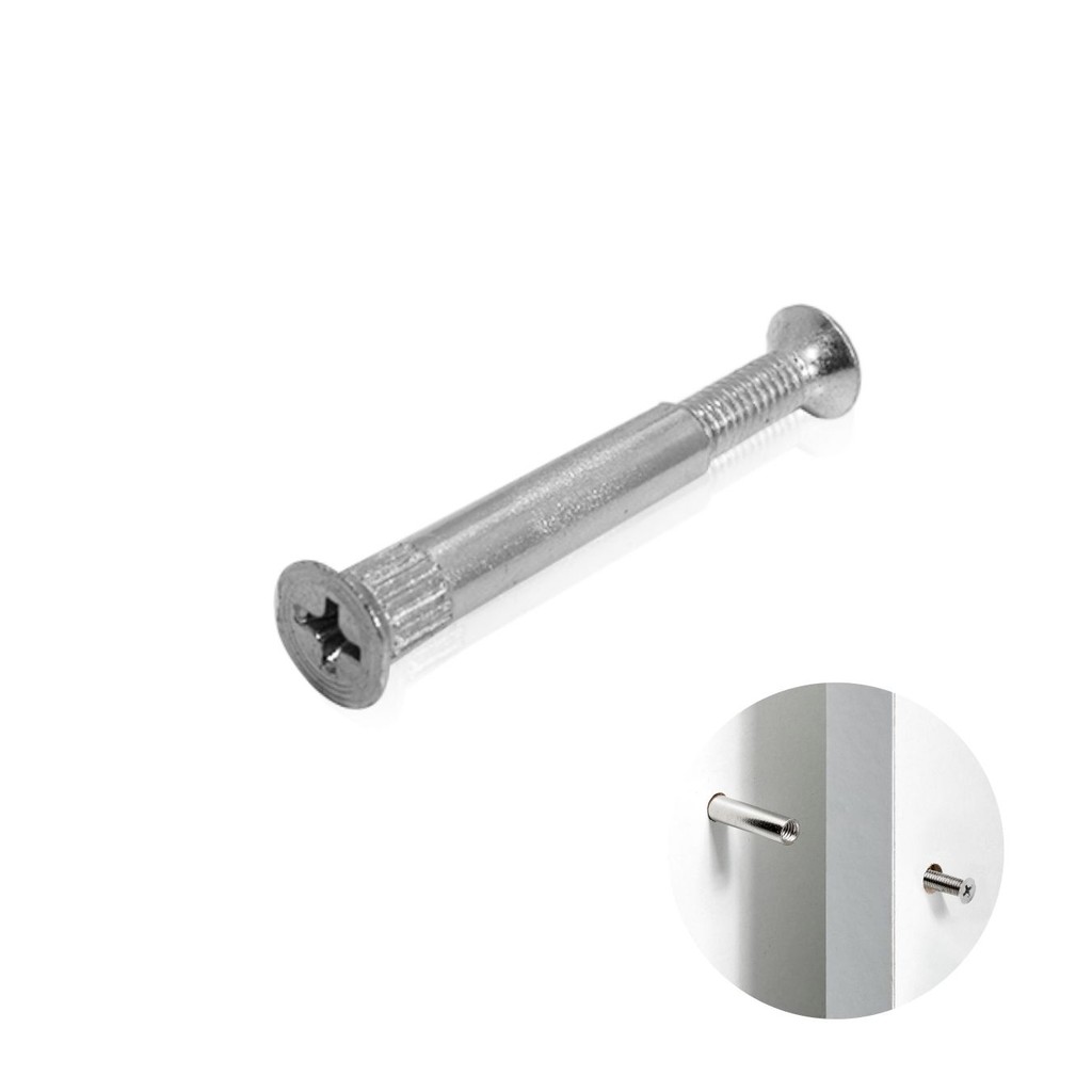 Parafuso União Cabeça Chata Ø 5 X 18 Mm Fechado E 22 Mm Aberto 50 peças em Oferta na Shopee