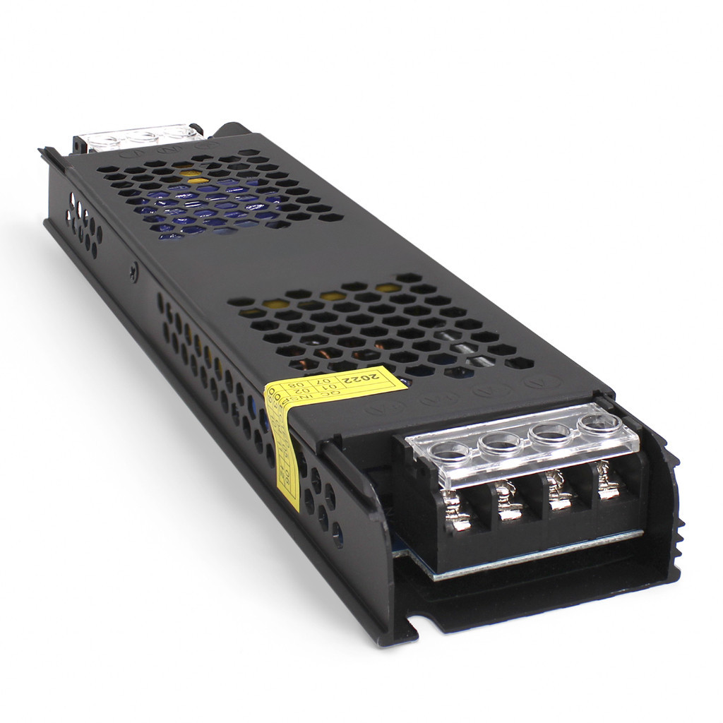 Fonte Chaveada Slim 12v 30a 360w P/ Cftv Fita Led Som Automotivo capa preta