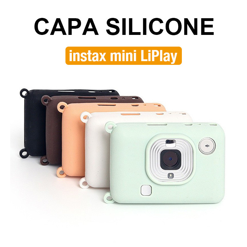 [Film Lab] Capa Silicone Instax Mini LiPlay Case Para Câmera Instantânea Capa Protetora CAA78