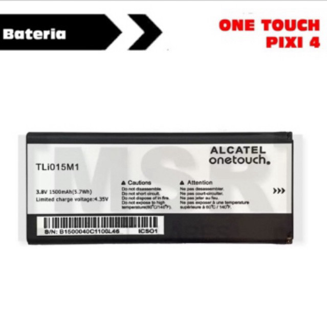 Ba-te-ria celular ALCATEL modelo ONE TOUCH PIXI 4