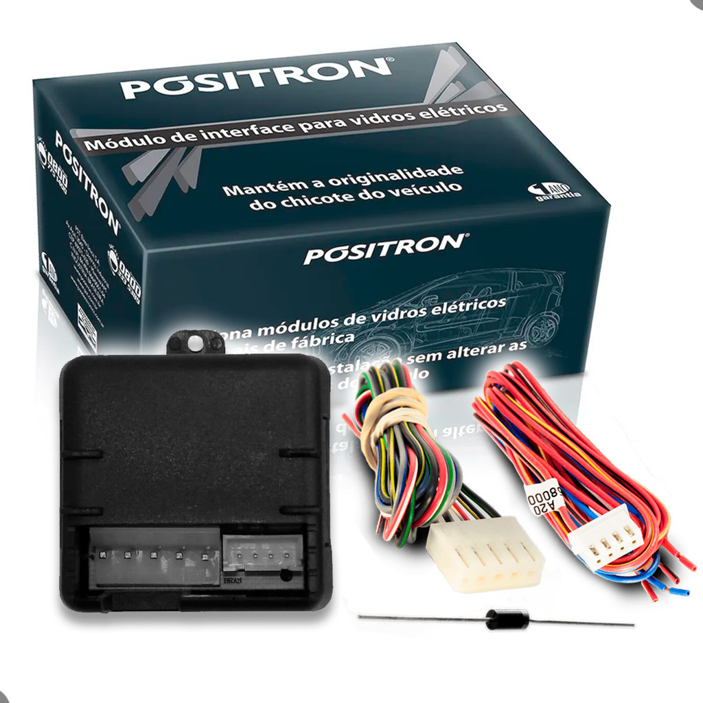 Modulo Travas Elétricas 2 Portas Positron Modelo TR111 Universal Carros Automatizado em Oferta na Shopee