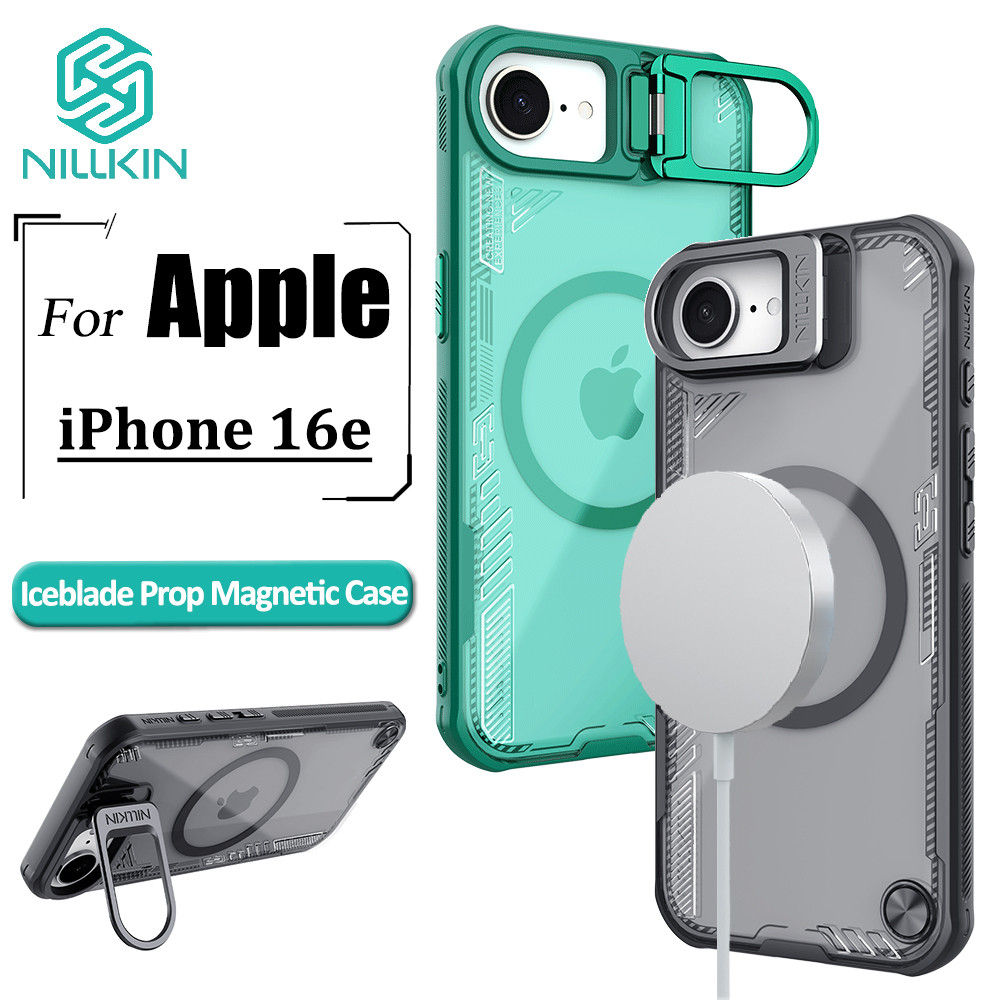 Nillkin Iceblade Magnético Caso Para iPhone 16E/17E Telefone Flip Cover Lente Capa Protetora Traseira em Oferta na Shopee