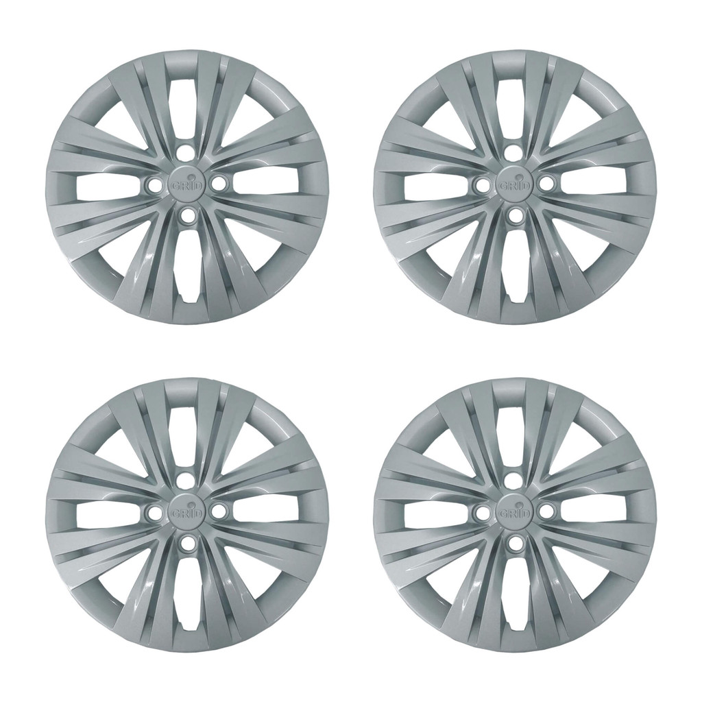 Calota 15" Prata Volkswagen Gol / Voyage / Saveiro 2023 (Jogo c/ 4 Calotas) Grid - 250CP-PTA-E