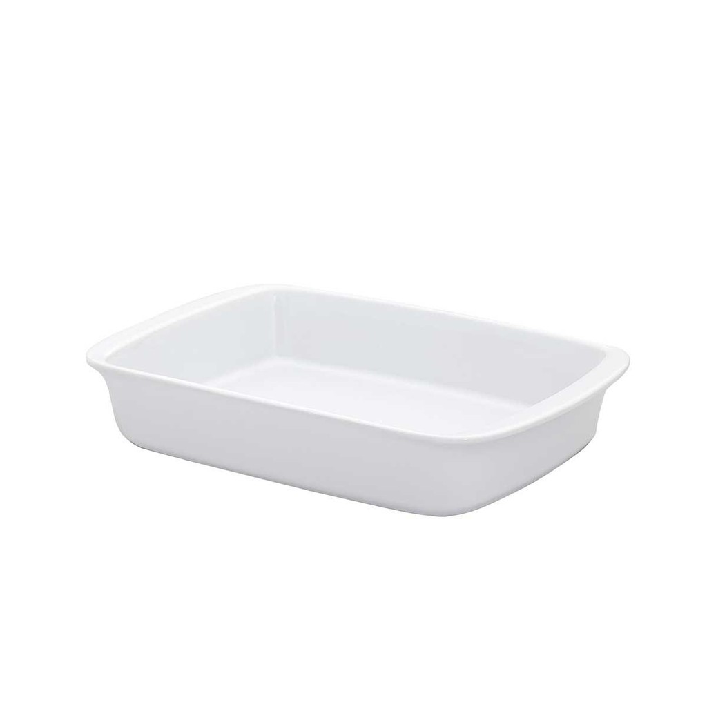 Travessa Refratária Tango Média 34x21x6,5 Cm Oxford Branco em Oferta na Shopee