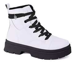 Coturno Infantil Feminino Worldcolors Music Colors - Branco