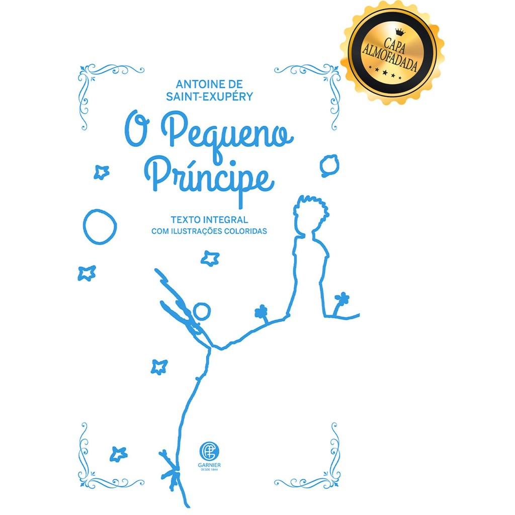 O Pequeno Príncipe - Edição de Luxo Almofadada (Azul)Livros MK