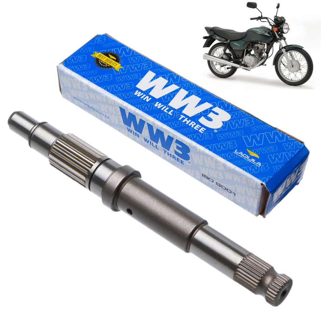Eixo Pedal Partida Honda Titan 125 2000 2001 2002 2003 2004 Es/Ks Moto