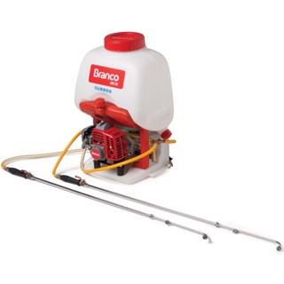 Pulverizador Costal Bomba Motorizada Gasolina Bpc-25 Branco em Oferta na Shopee