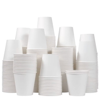 Kit Copo de Papel P/Café Chá Diversos Tamanhos Branco Descartável Térmico Biodegradável em Oferta na Shopee