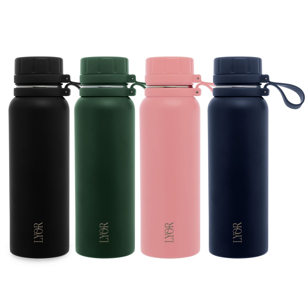 Garrafa Térmica de Aço Inox Explorer 650ml - Lyor em Oferta na Shopee