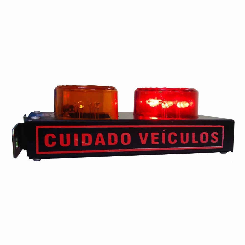 Mini Sinalizador Saída de Garagem com Buzzer Cuidado Veículos - DNI 6970