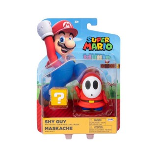 Boneco Shy Guy de 7cm com Bloco "?" - Super Mario em Oferta na Shopee