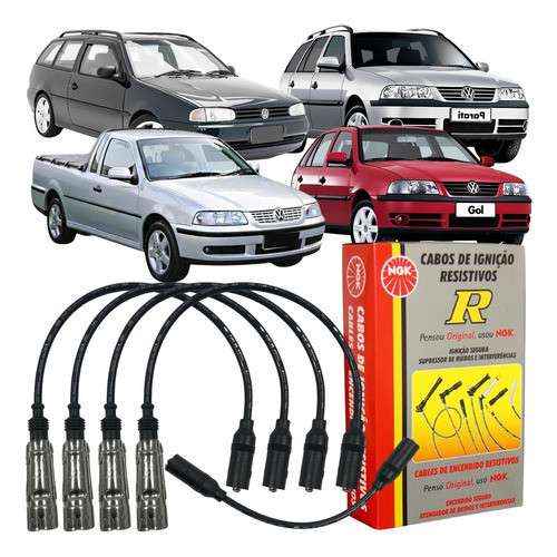 Cabo Vela Original NGK Gol Saveiro Parati em Oferta na Shopee