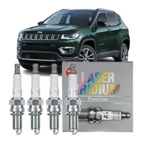 Jogo Vela Ignição Original Ngk Jeep Compass Fiat Toro