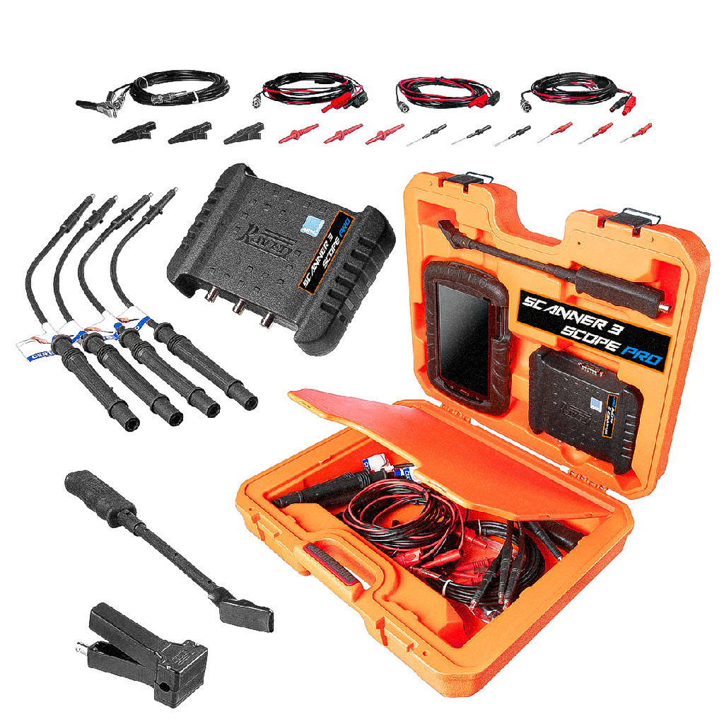 Scanner Reparo / Manutenção Automotivo Raven 3 Scope Pro Com Osciloscópio Tablet