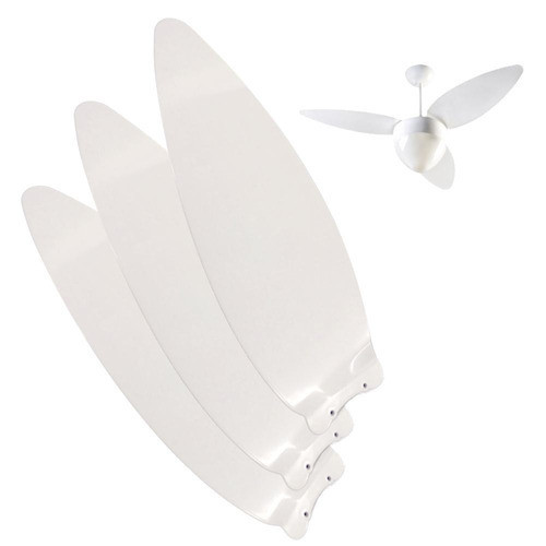 Hélice 3 Pás para Ventilador Ventisol Aires, Prisma e Zonda – Branco