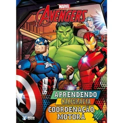 Livro de Atividades Aprendendo Caligrafia Marvel Letras Infantil