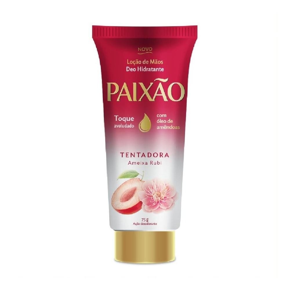 Locao Deo Hidratante para Maos Paixao Tentadora Ameixa Rubi 75g