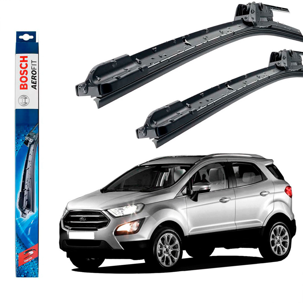 Jogo Palheta Dianteira Limpado Para-brisa Bosch Ecosport 2013 a 2017 em Oferta na Shopee