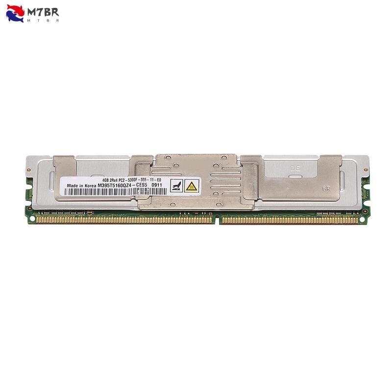 DDR2 4GB De Memória Ram 667Mhz PC2 5300F 240 Pinos 1.8V FB DIMM Com Colete De Resfriamento Para AMD Desktop