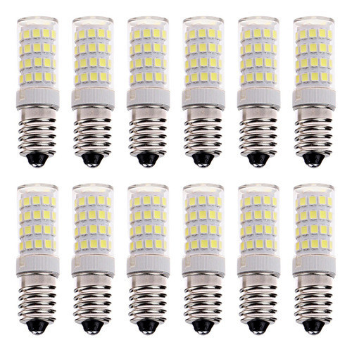 12 Lampadas De Led Halopim Soquete E14 5w Geladeira Lustre
