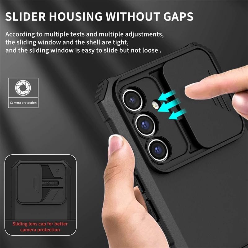 Para Samsung A51/A31 A52 5G/4G/A52S A72 A12 5G A32 A22 A13 A15 A14 A23 Capa De Proteção Câmera À Prova De Choque