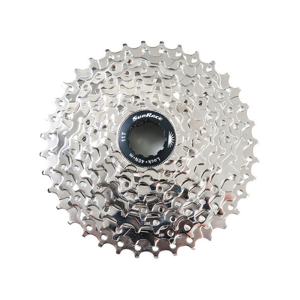 CASSETE 9V SUNRACE M98 11/36D - PRATA em Oferta na Shopee