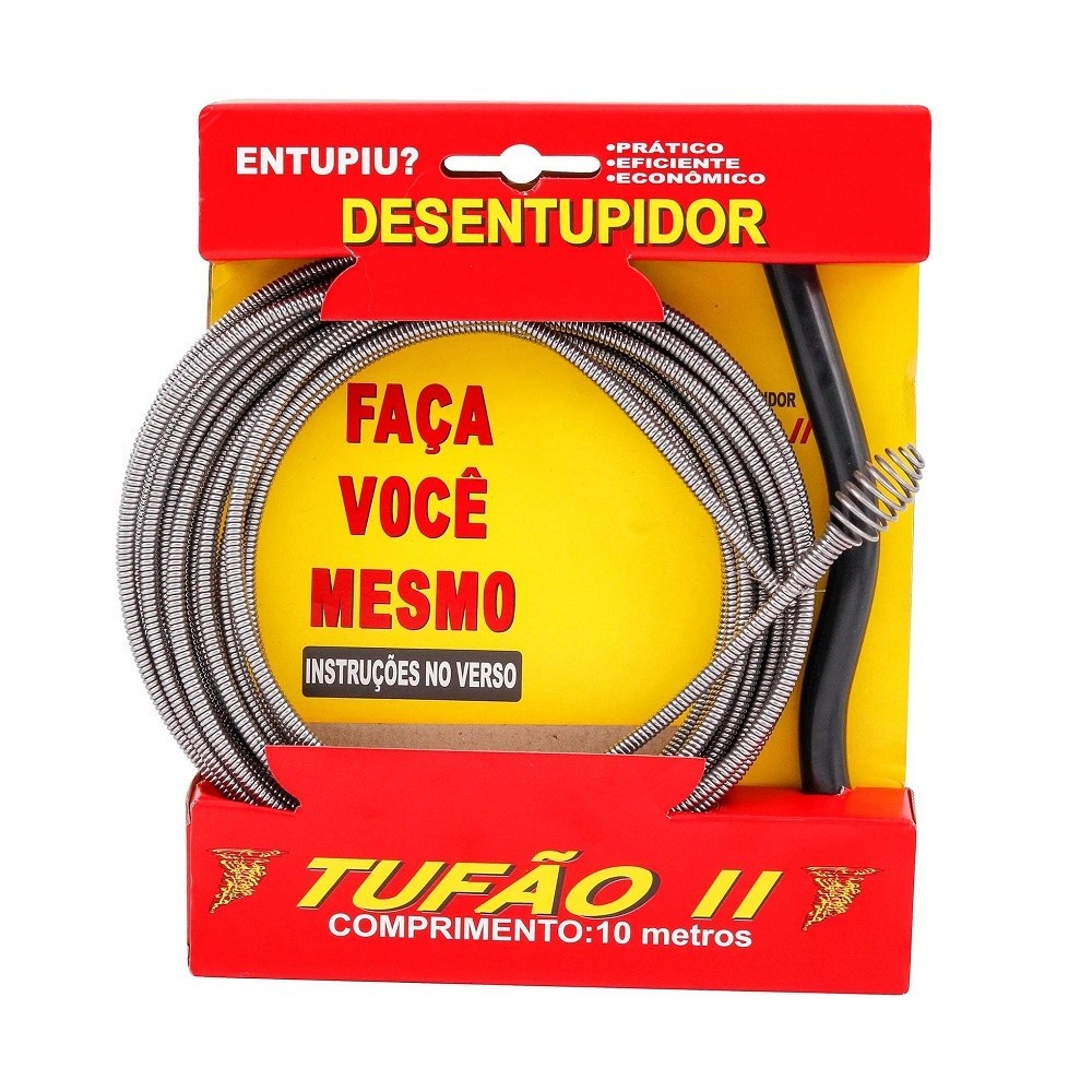 Desentupidor Tufão 10 metros, Vaso Sanitário, Tubos, Ralos, Caixa de Inspeção e Calhas Overtime