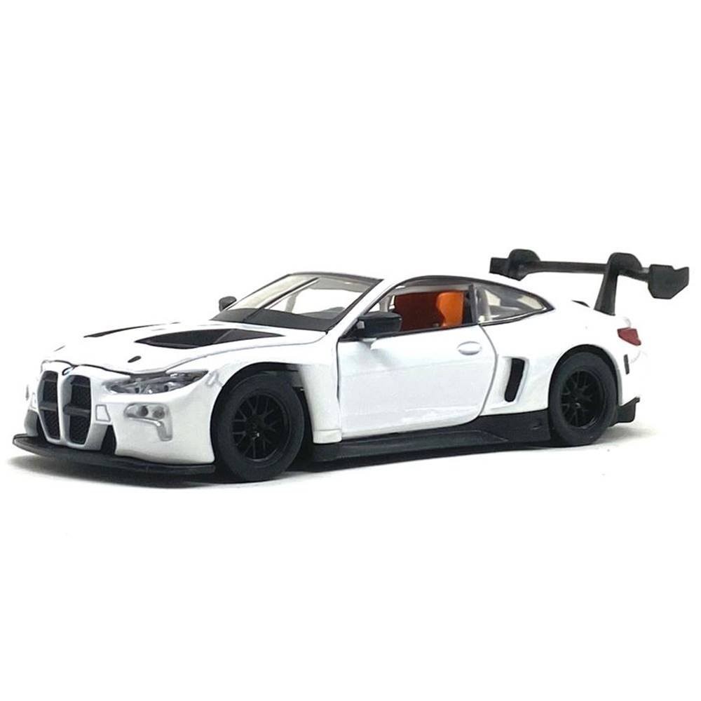 Miniatura Carro BMW M4 GT3 - Branco - C/ Luz e Som - California Action - 1:32 - California Toys