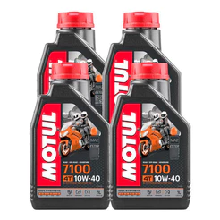 Kit Óleo Motul 7100 4t 10w40 4 Litros Loja Oficial Motul