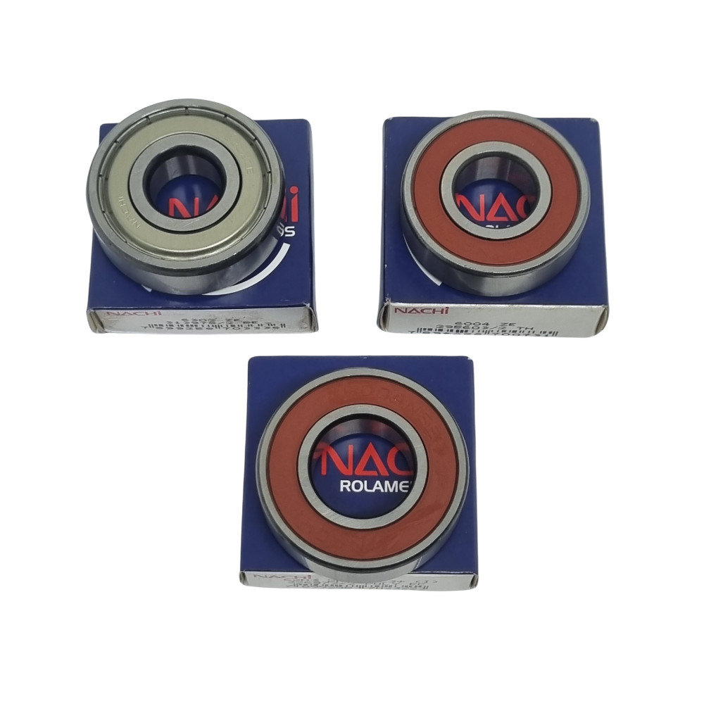 Rolamentos Roda Traseira Cg 150 Titan / Cg 150 Fan Nachi 3pç