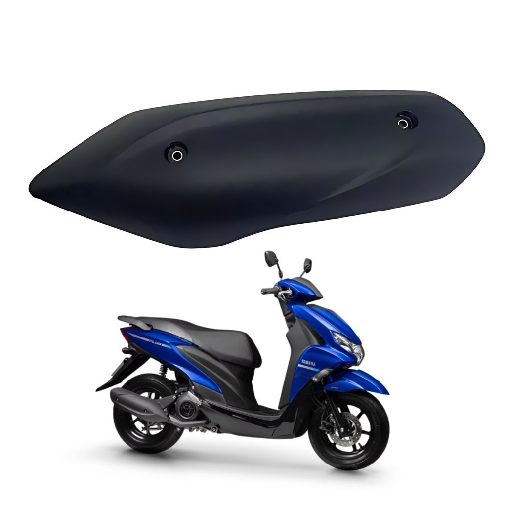 PROTETOR ESCAPAMENTO YAMAHA FLUO 125 2022 2023 2024 2025