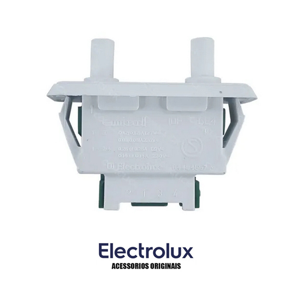 Interruptor Duplo Geladeira Electrolux Dff44 Dc49 Df50 Df46 64484557