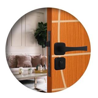 Fechadura Externa Roseta Paris Preto Fosco MGM 40mm em Oferta na Shopee