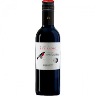MINI VINHO BISQUERTT PETIRROJO RESERVA CAB. SAUVIGNON 187ML em Oferta na Shopee