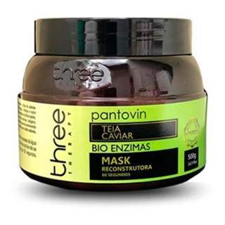 Reconstrução Teia De Caviar Pantovin 60 Segundos Máscara Reconstrutora Three Therapy 500g em Oferta na Shopee