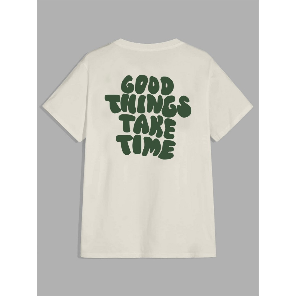 Camiseta Oversized Tecido Leve Aesthetic Estiloso Blusa Básica Casual Confortável Estampada Moderna